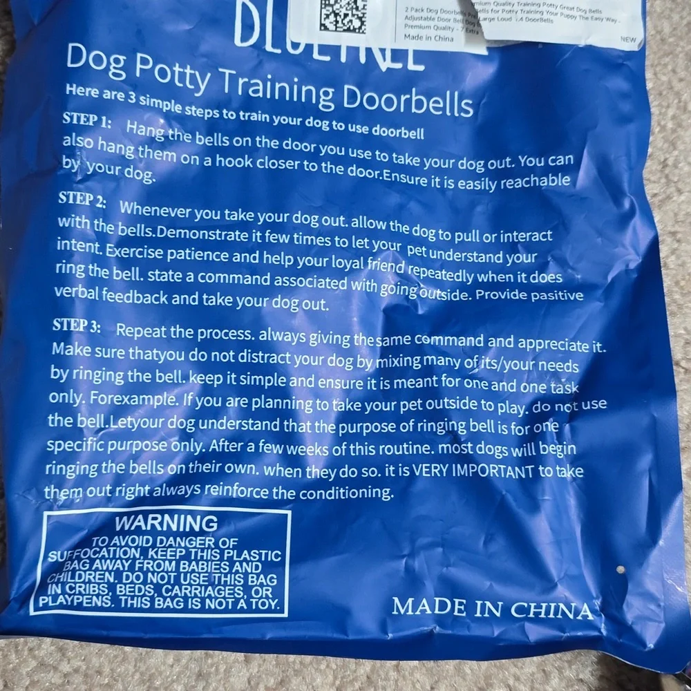 Bluetree Dog Potty Training Doorbells